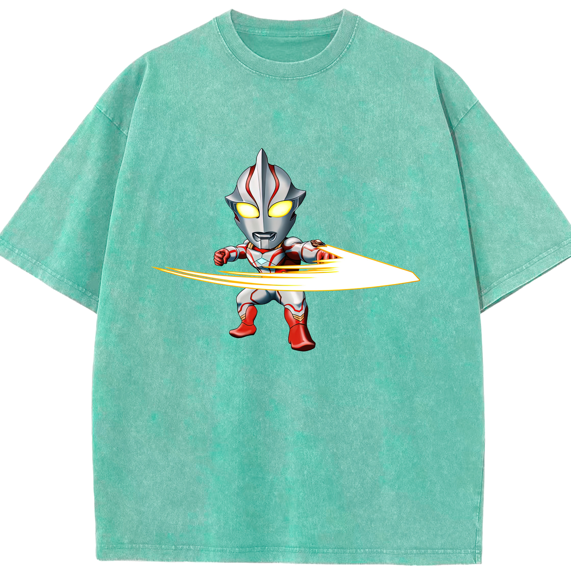 （画像用） ウルトラマン Ultraman 綿100% ヴィンテージ風 半袖Tシャツ（フロントプリント）